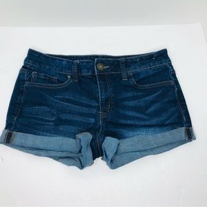 American Eagle dark wash denim jean shorts women’s size 9